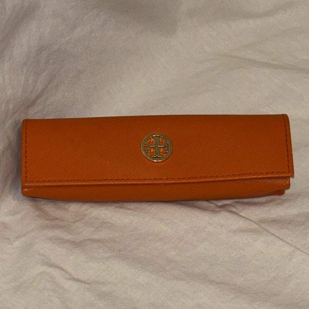 Tory Burch Reading Eyeglasses Case Orange